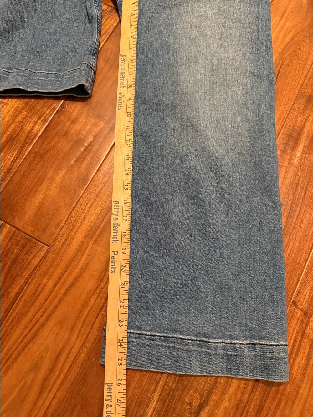 Maeve “The Colette” Medium Blue Cropped Wide-Leg Jeans sz 29 - Picture 8 of 12